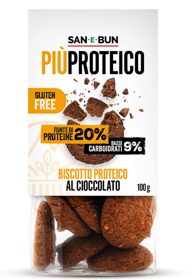 biscotto proteico al cioccolato